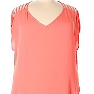 TORRID Gently used chiffon blouse